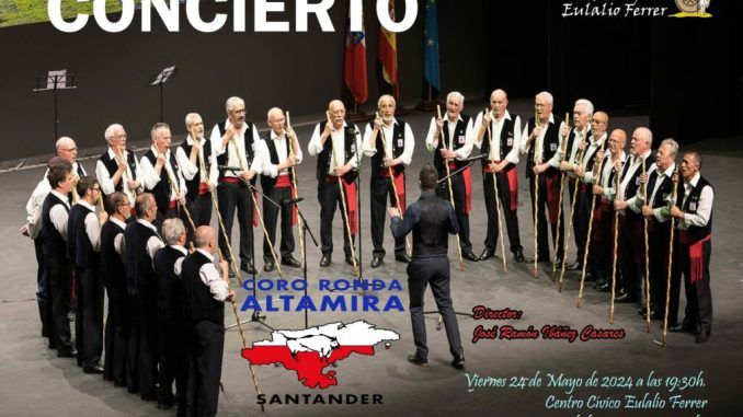 Coro Ronda Altamira en Santander. Viernes 24 de mayo, 19.30
