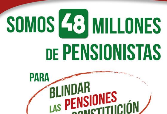 Nueva concentración nacional en defensa de las pensiones
