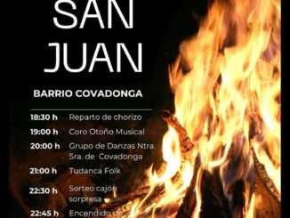 Lunes 23 de junio Hoguera de San Juan en el Barrio Covadonga, Torrelavega.
